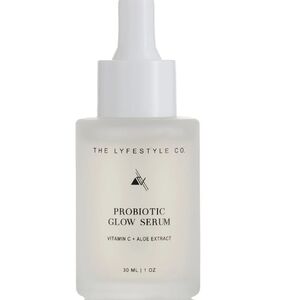 The Lifestyle Co Probiotic Glow Serum Vitamin C + Aloe Extract 1oz New